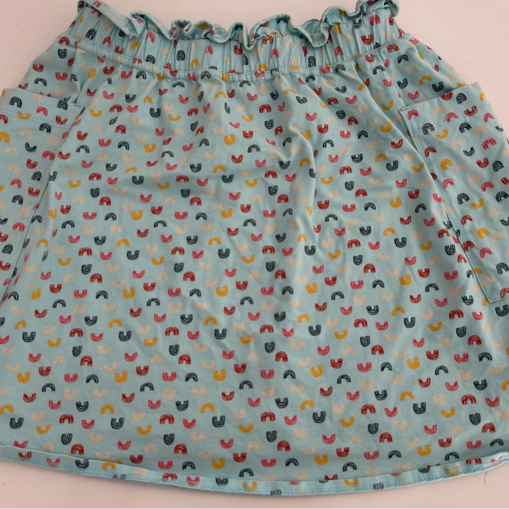 Pact brand new rainbow organic cotton skirt